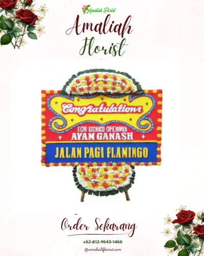 Bunga Papan Congratulation di Rajamandalakulon